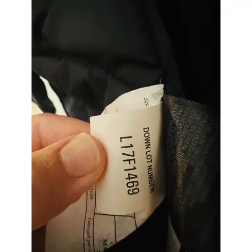 Marmot Women’s Black 600 Fill Goose Down Zip Up Jacket Coat size Large