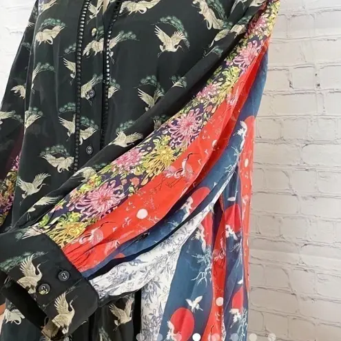 Johnny Was silk “Splendid Sednea Tunic” NWT