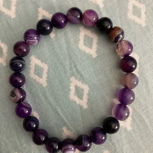 Purple Agate Bracelet