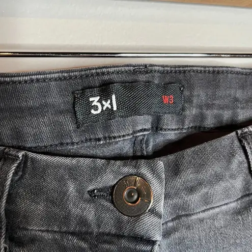 3x1  washed black skinny jeans