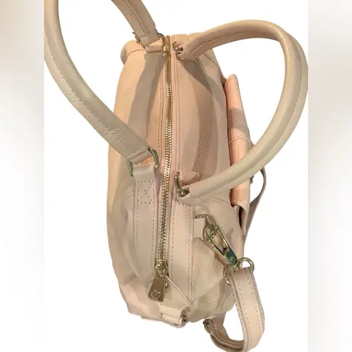 Ora Delphine Elegant Blush Pink Genuine Leather Handbag Excellent Condition. - Image 3