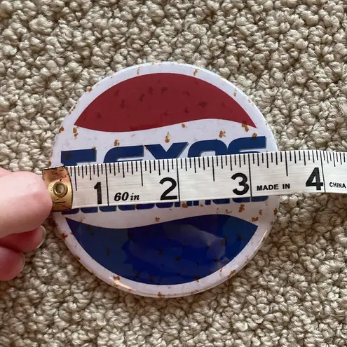 Pepsi NEW Texas Bluebonnets Large Style Pin Brooch Blue White 3.5” NWOT