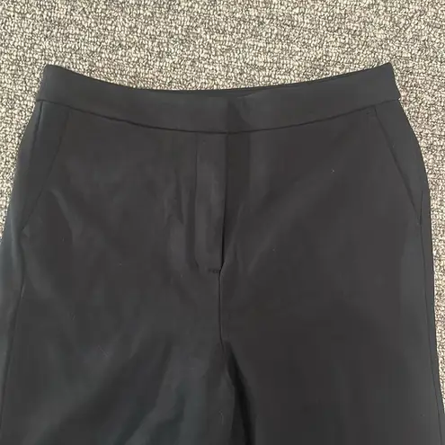 NWT JCrew Factory Petite Ponte Straight Leg Pants Sz 8P Black