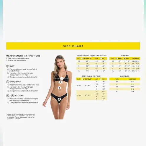 Body Glove Basic Solid Fuller Coverage Bikini Bottom Swimsuit, Canary NWT