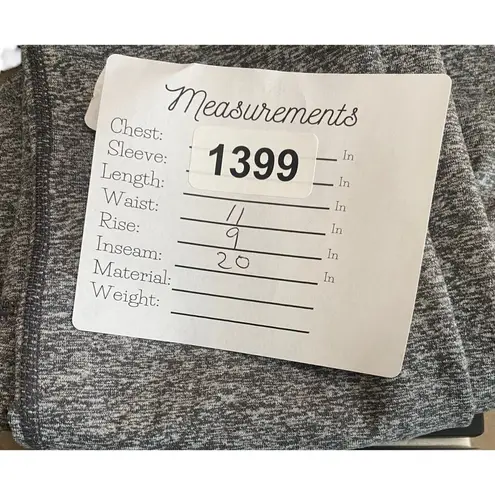 Zella  Capri Pant Athleisure Leggings Cotton Spandex Hidden Pocket XS Grey #2782