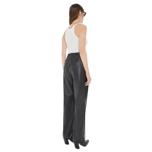 NWT Mother Tunnel Vision Pleated Faux Leather Pants