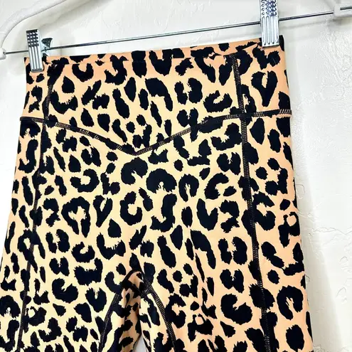 Balance Athletica  Rare Vitality Cheetah Print Ascend Kingdom Biker Shorts Small