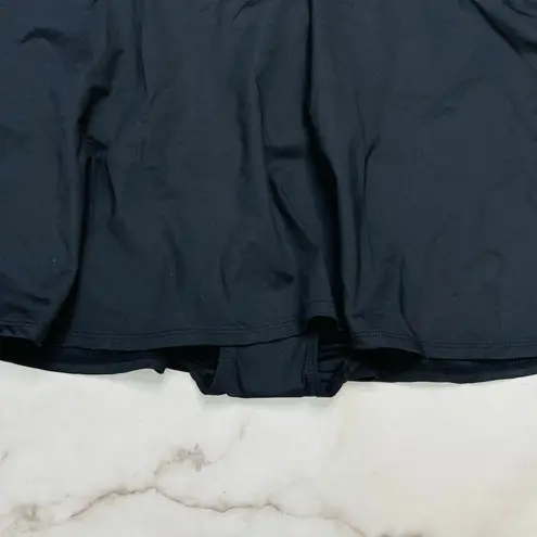 Anne cole  Plus Sized Banded Solid Swim Skirt Black Size 24W New Lined - Image 4