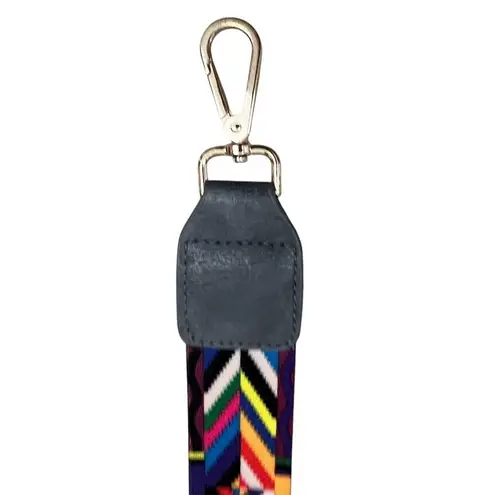 New Guitar Strap Style Colorful Striped and Chevron Purse Bag Strap Red