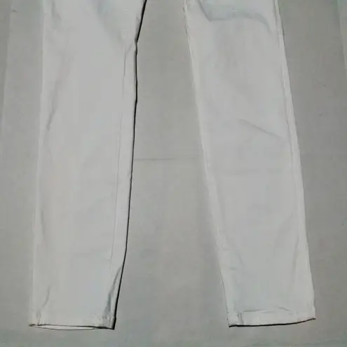 Cenia Convi Skinny Jeans-Size 14-White-Zippered Gusset-Body Shaping-Coastal