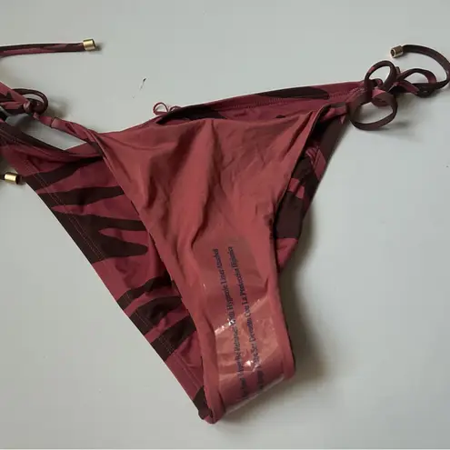 Vitamin A NWT Women's Side-Tie Swim Bikini Bottom Size Medium