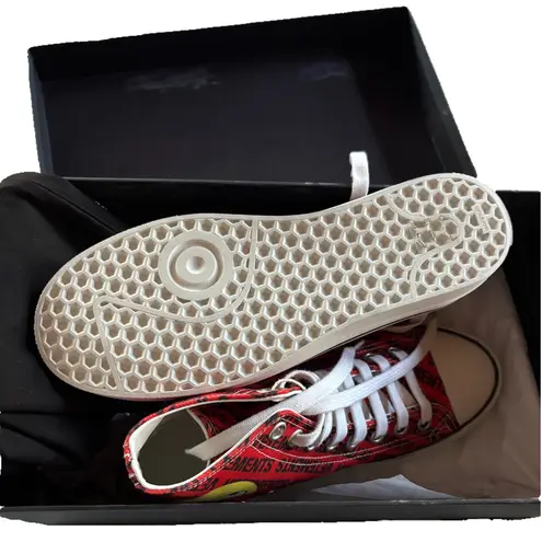 NIB VETEMENTS Printed Canvas Emoji High