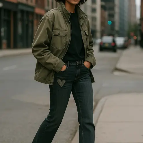 James Jeans Dark Blue Boot Cut Jeans