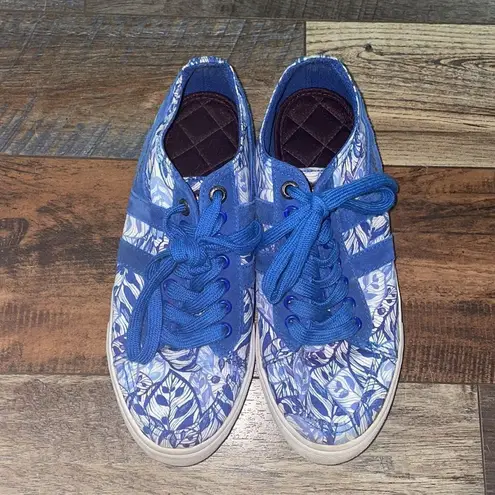 Gola x Liberty Quota Sneaker Royal Blue & White Floral Size 5