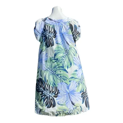 Vintage Y Not Hawaii Women’s Hibiscus Monstera Floral Mu’umu’us Dress Size XL