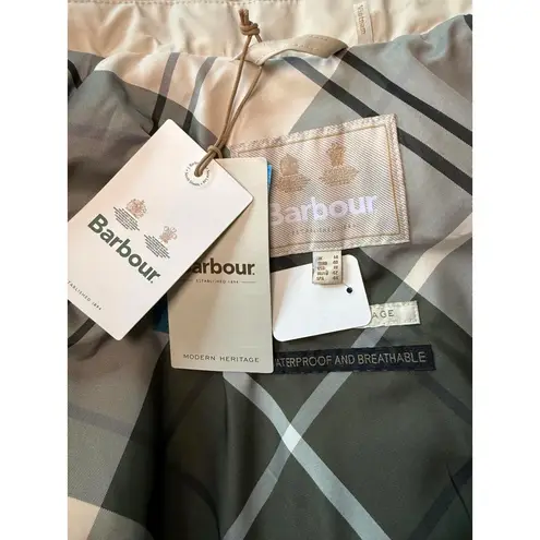 Barbour New Women's Beige Trench Coat with Belt, Size 10