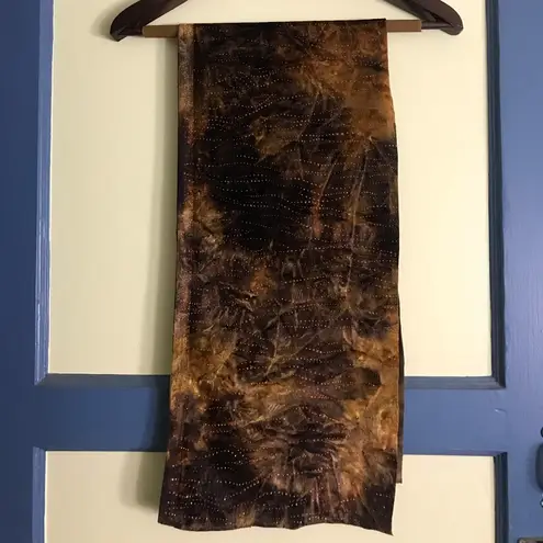 43” Long Brown Sparkle Galaxy scarf