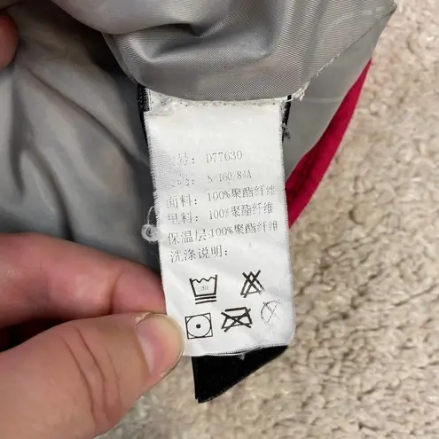 Marmot Full Zip Pink Puffer Jacket Size S