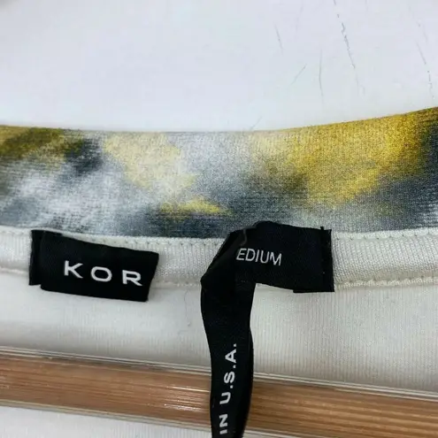 Koral Pullover Women MEDIUM Valor Dive Tie-Dye Long Sleeve Crewneck Crop Top