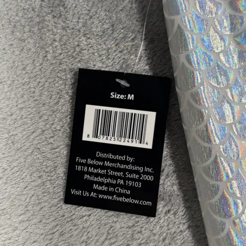 Made for Mermaids Leggings Silver Women Medium Mermaid Scale Festival Shiny Size undefined