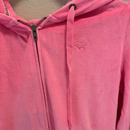 PINK - Victoria's Secret NWOT velour Victoria’s Secret Pink hoodie