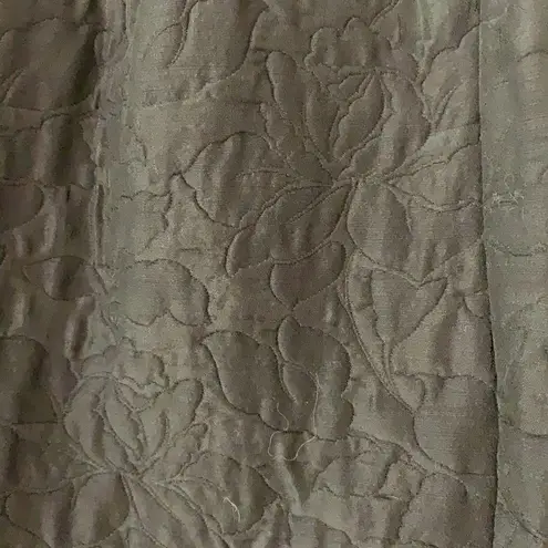 VINTAGE Valentino Miss V floral pencil skirt sz 42 Black