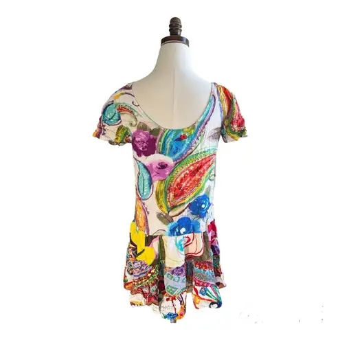 Jams World Women Dress Opal Rose Vacation Tropical Hawaiian Wearable Art Small