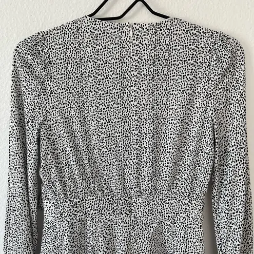 Lost Ink Petite Asymmetric Mini Dress With Tie Waist And Ruffle Hem