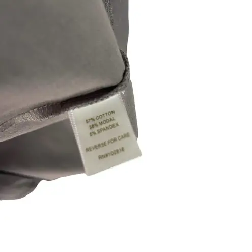 Garnet Hill Women's Size Medium Grey Modal Blend Soft Tee Shirt Dress