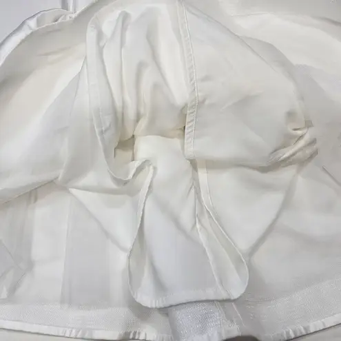 Rebecca Vallance Cristine Strapless Mini in Ivory White Size 2