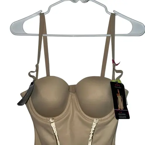 Maidenform Firm Control Secretly Shaping Convertible Full Slip 2304 34B Nude New