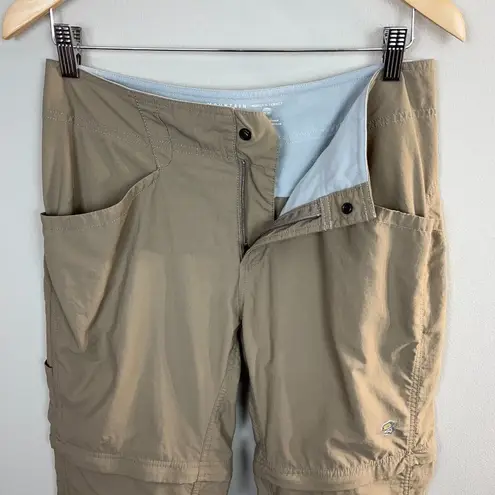 Mountain Hardwear  Convertible Pants Shorts 8/30 Women Nylon Khaki Hiking Outdoor