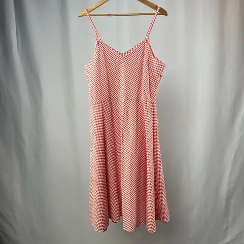 NWT L.L. Bean Signature Strappy Midi Dress in Rustic Orange Size 16