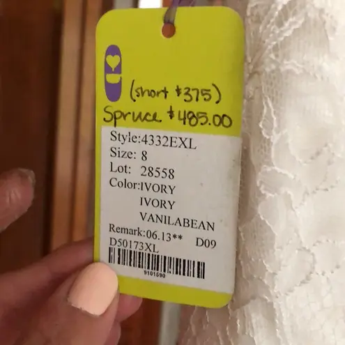 NWT Encore by Watters gown White Size 8