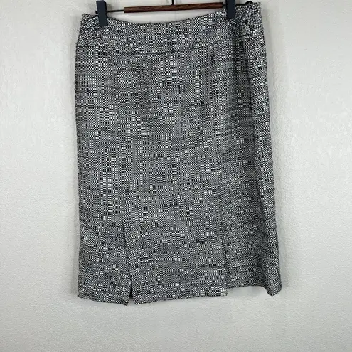 Lafayette 148  Career Tweed Skirt Women 8 Classic Preppy Capsule Luxury