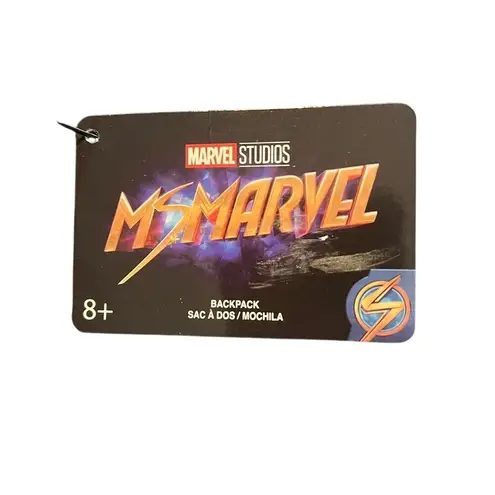 Marvel Ms. Marvel Funko Mini Backpack Blue Geometric Design Collector's Edition