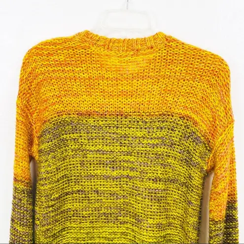 Bar III  Color Block Chunky Knit Crewneck Sweater, Size Small