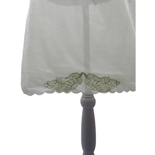 Vassarette Vintage Hollywood Half Slip Womans S Med Used Chartreuse Yellow/Green