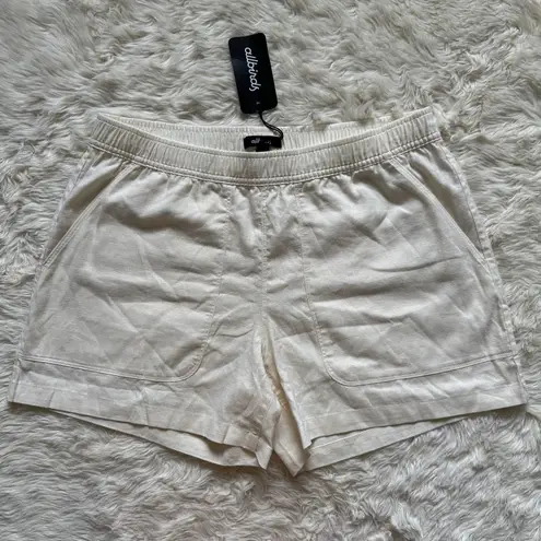 Allbirds Shorts TreeBD Women's Camp Short Hemp Blend Natural White M NWT New