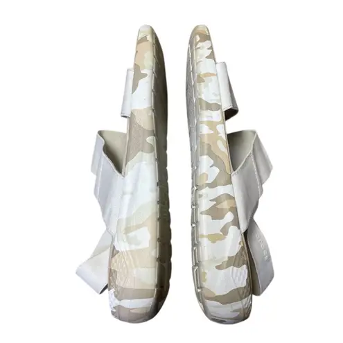 Crocs  Sandals Light Ride Printed Camo Stretch Straps Womens 9 White Tan 207285 - Image 8