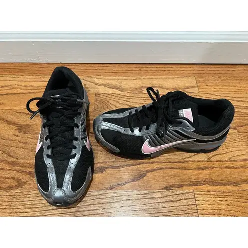 Nike RARE Reax Run 4 Women s Running Athletic Shoes Sneakers Trainers 7 37 38 Black Silver Pink 49 42 Off Retail From A