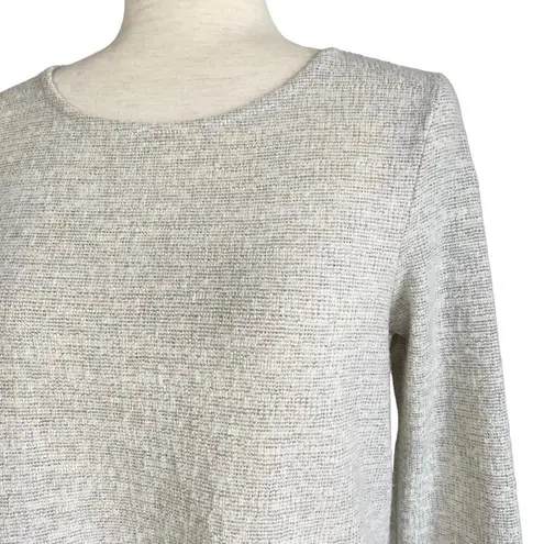 W5 ANTHROPOLOGIE Lightweight Knit 3/4 Sleeve Sweater Slit Hem Size Small Casual