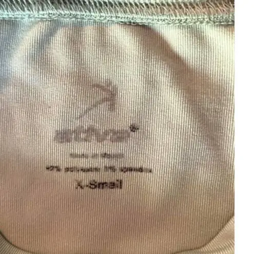 ATIVA Light Green & Black Workout Sleeveless Activewear Top ~ Women's Size XS