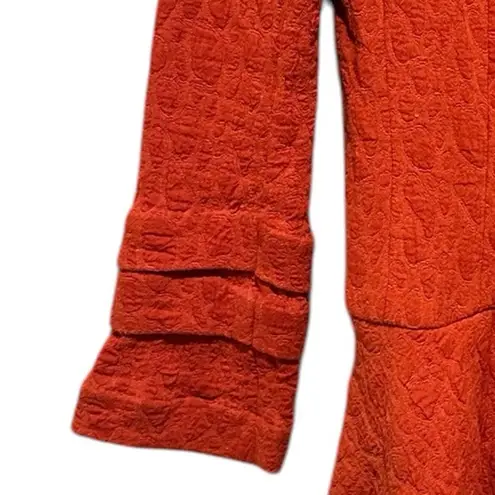 AN REN NY BOHO TEXTURED STRETCH BLAZER JACKET ORANGE Y2K
DRESS S