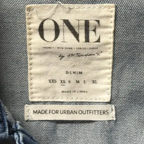 One Teaspoon  X Urban Outfitters Denim Utility Jumpsuit Blue X-Small