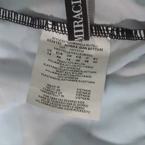 MiracleSuit Petal Play Norma Jean Retro Swim Bottom – Size 14 – NWT