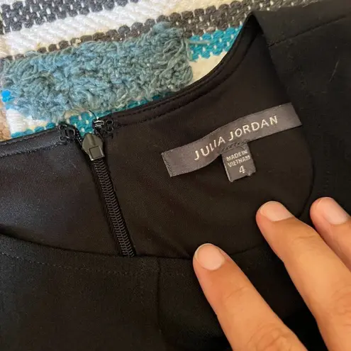 Julia Jordan  Waist Tie High Neck JumpsuitBlack Size 4