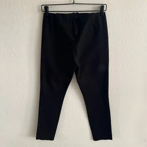 Theory  Black Skinny Legging in Scuba Ankle Mid Rise Pants Womens 8