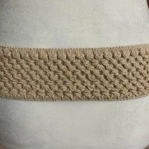 pink y2k style western faux leather crochet belt