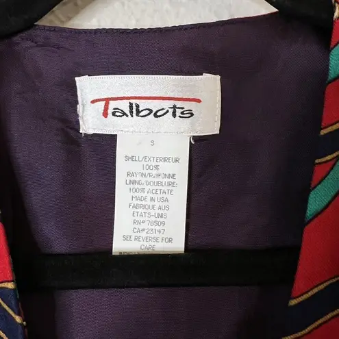 Talbots  Vintage Christmas Ornament Ugly Vest Women’s Size Small Holiday